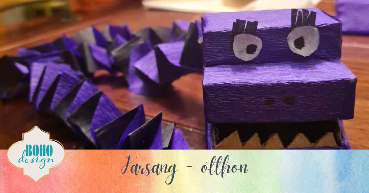 Read more about the article Farsang otthon – sárkánnyal és guriga-állatokkal